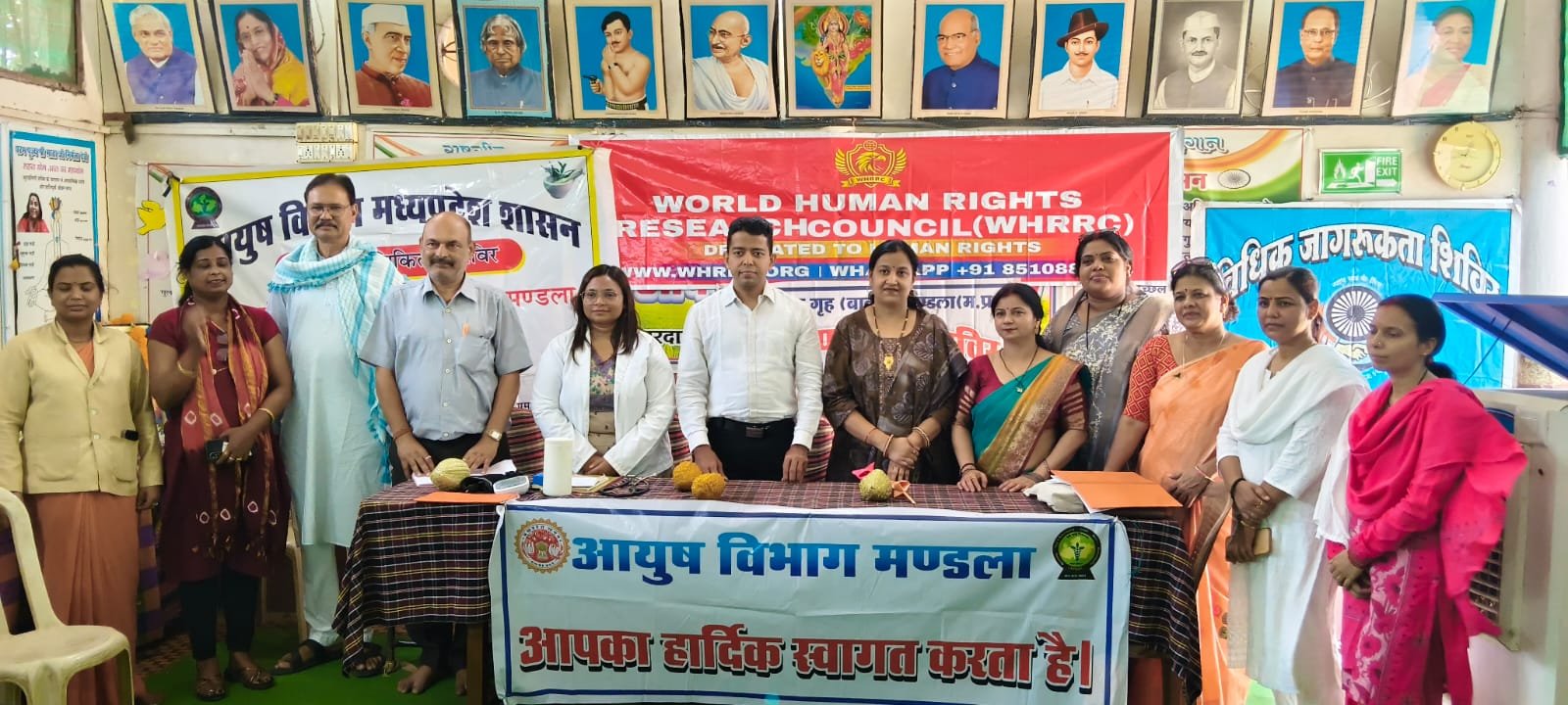 HEALTH CAMP ORGANIZED AT ADARSH BAL GRIH, MANDLA; ORPHANED CHILDREN BENEFIT FROM HEALTHCARE, YOGA, AND LEGAL AWARENESS