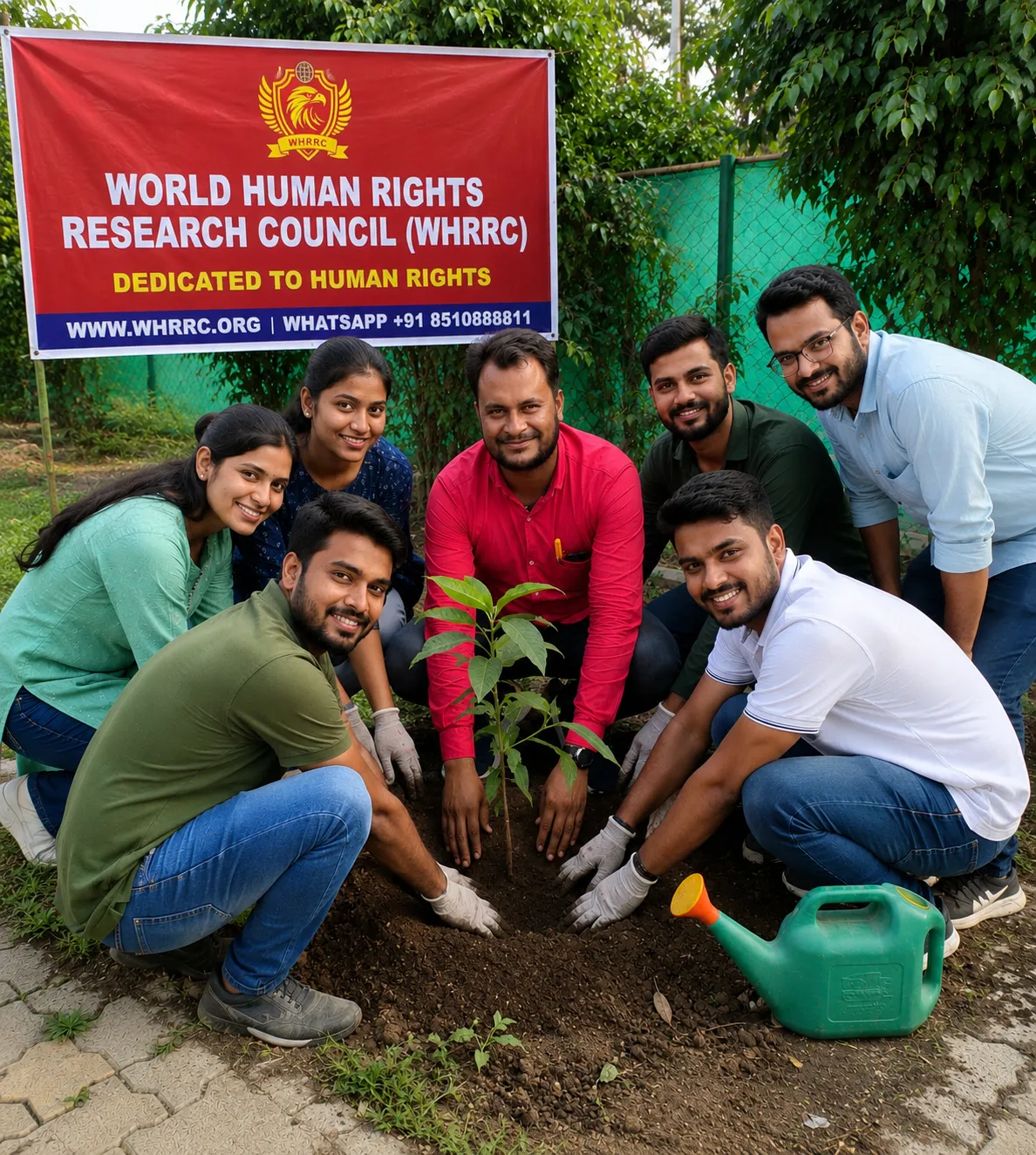 विश्व पर्यावरण दिवस पर अंबाडा में विश्व मानवाधिकार अनुसंधान परिषद् द्वारा पर्यावरण जागरूकता एवं पौधारोपण कार्यक्रम आयोजित